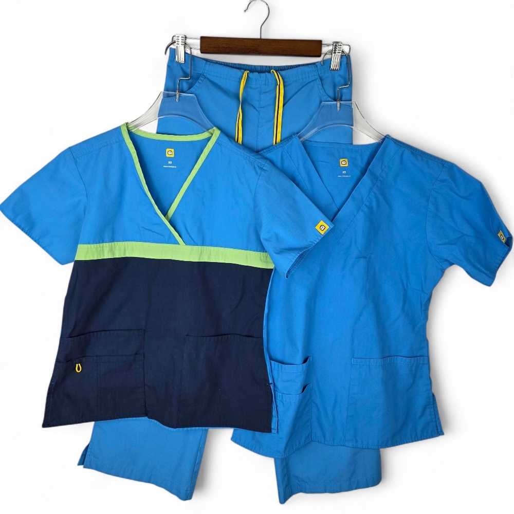 Wonderwink Scrub Set Blue Size xs/xsp
